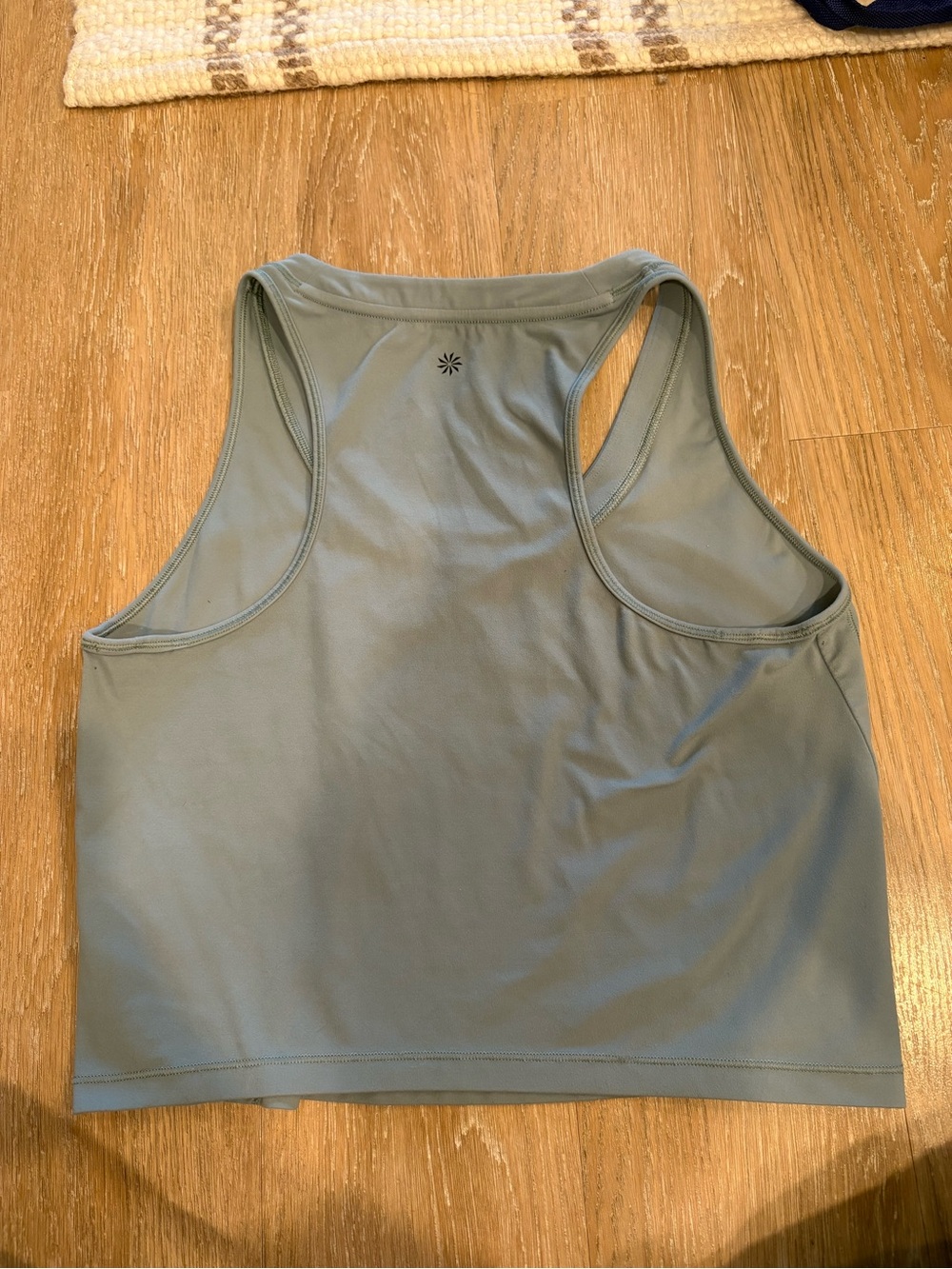 Athleta Slate Gray Racerback Crop Tank